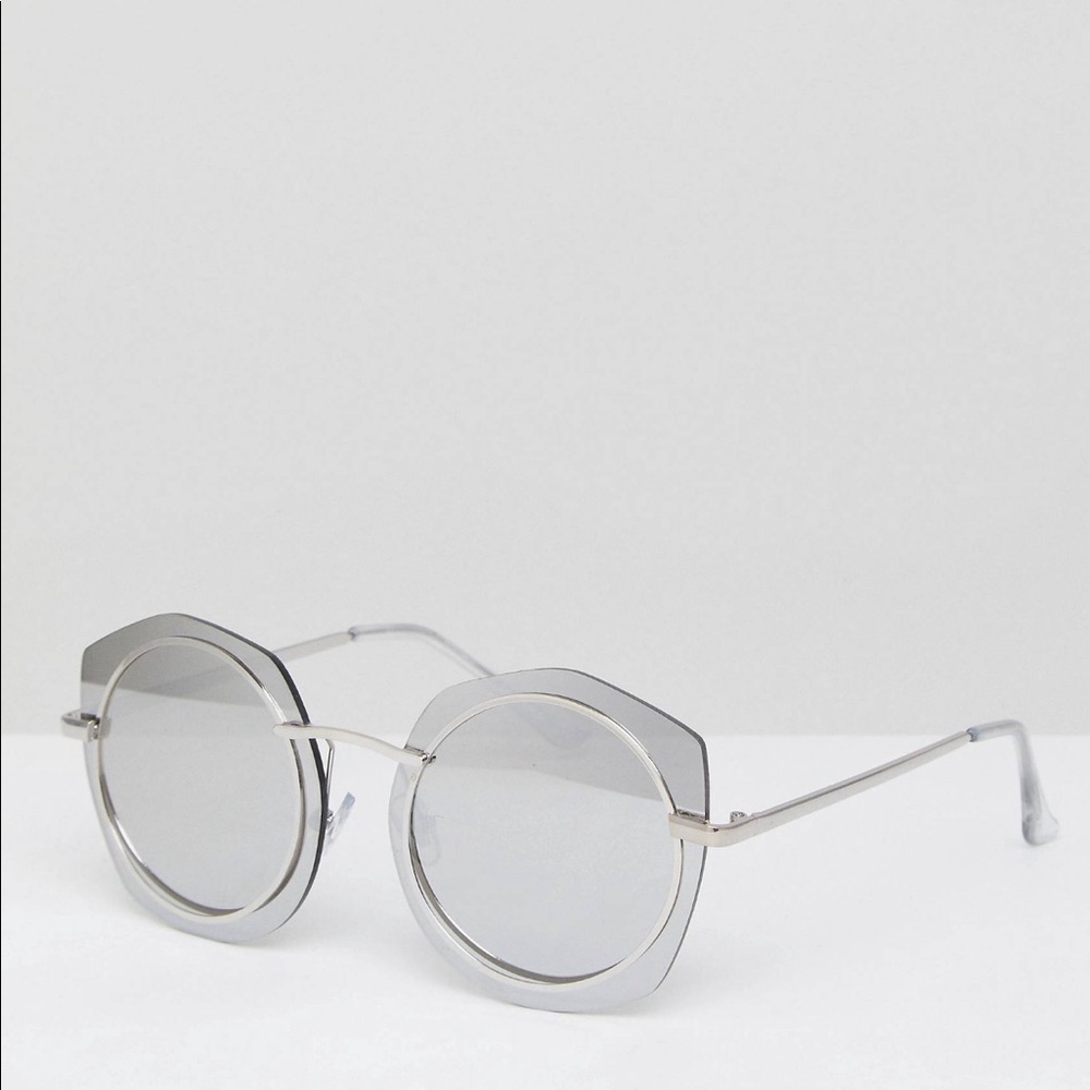 NWT Jeepers Peepers oversized round sunglasses
